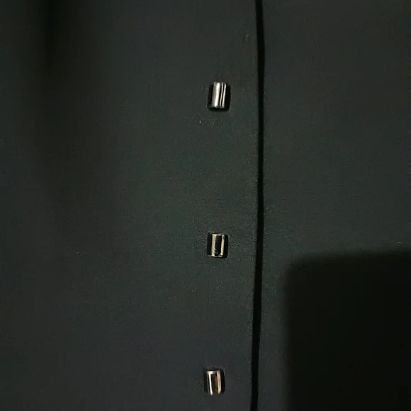 Tahari Arthur S. Levine 4 Snap Black Blazer Size 14 - Picture 3 of 5